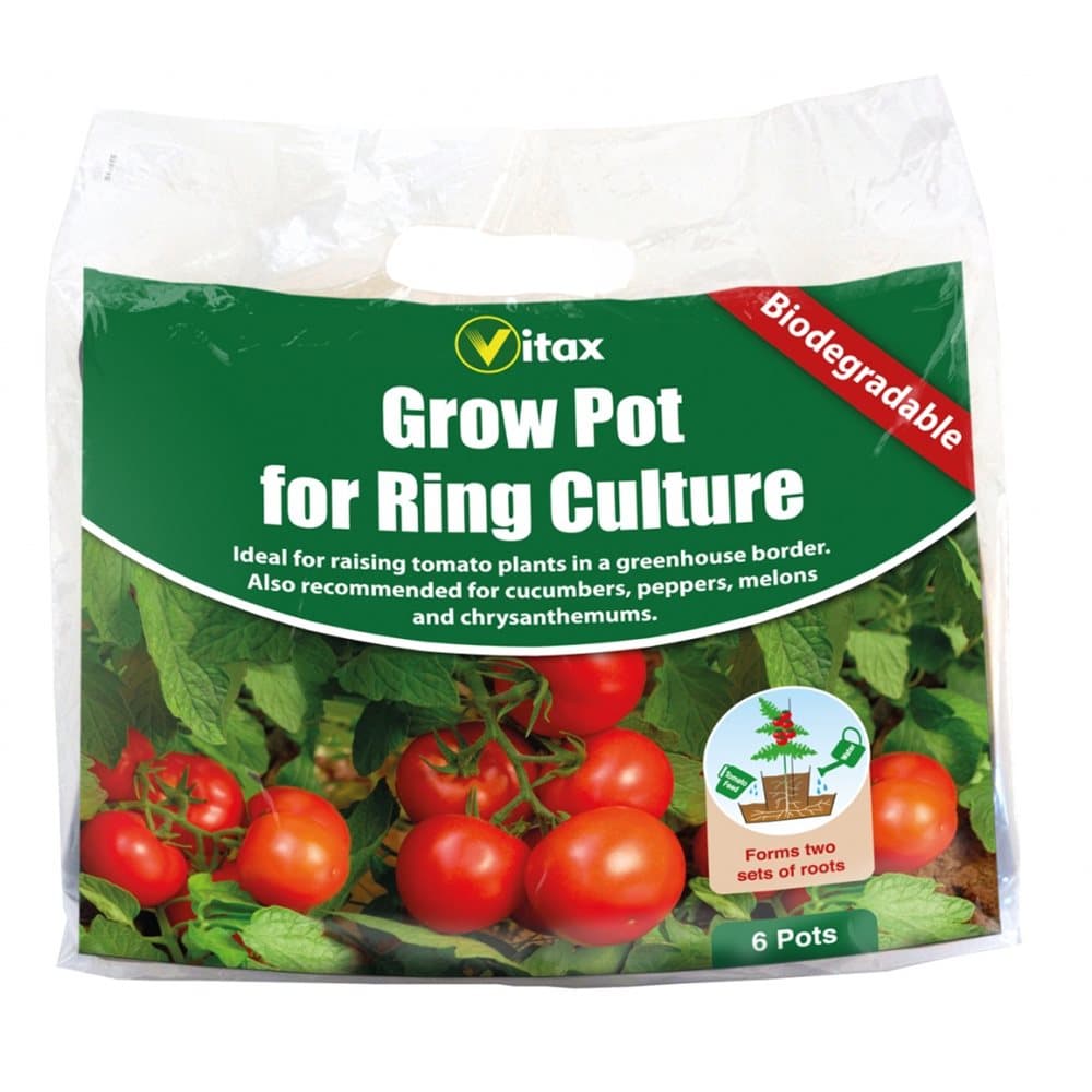 Vitax Grow Pots For Ring Culture (Pack of 6)