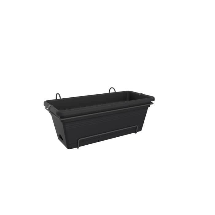 ELHO Balconniere Green Basics Allin1 55 - Ulkopuoli ja parveke - XL - L 32,3 x L 56,4 x P 22,7 cm - Musta asuin