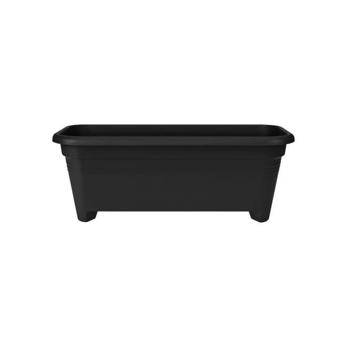 ELHO Green Basics 60 pitkä kasvisäiliö Black Living - Outdoor - L 26 x L 58,8 x H 21 cm