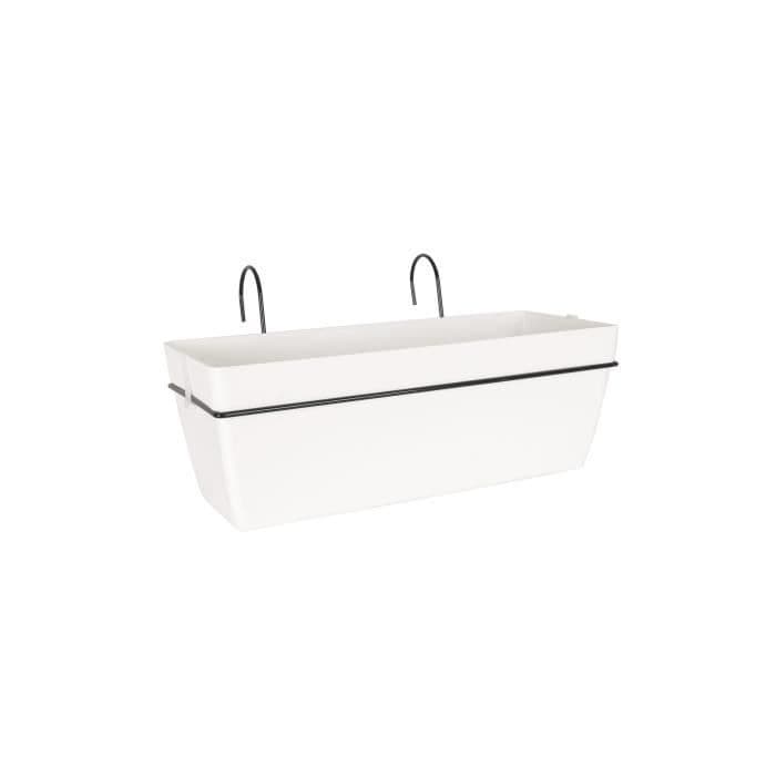 ARTEVASI Kit Jardiniere Capri - 12,8 L - 50,5 x 30,5 x 18,5 cm - valkoinen