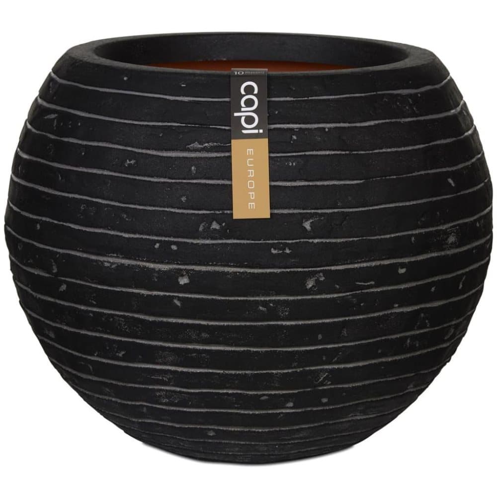 Capi Plantevase Nature Row kule 62x48 cm antrasitt KRWZ271