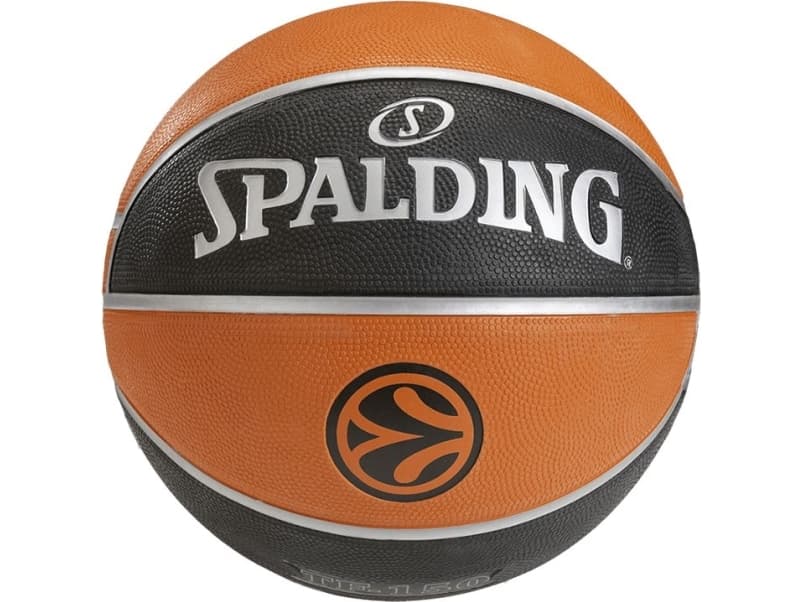Spalding Euroleague Outdoor ball, brown and black, size 5