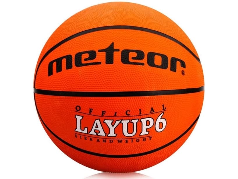 Meteor Basketball LAYUP # 6 orange (07054)