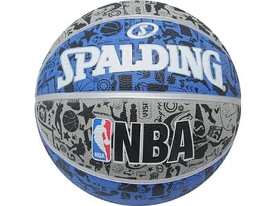 Spalding Spalding NBA Grafitti Rubber Ball 83176Z blue 7