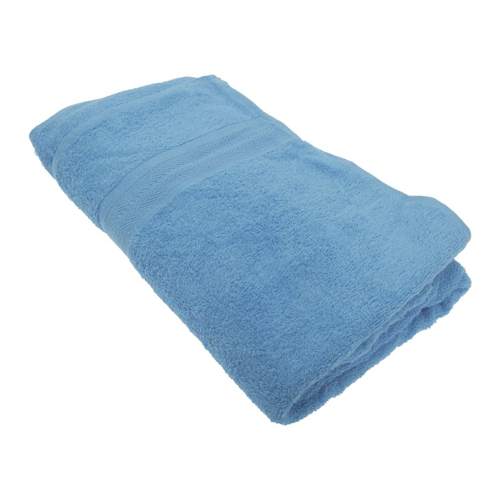 Jassz Beach/Bath Plain Sheet Towel 100cm x 180cm (350 GSM) (Pack of 2)