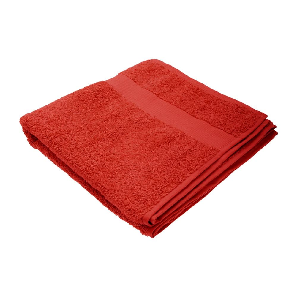 Jassz Premium Heavyweight Plain Bath Towel 70cm x 140cm (550 GSM) (Pack of 2)