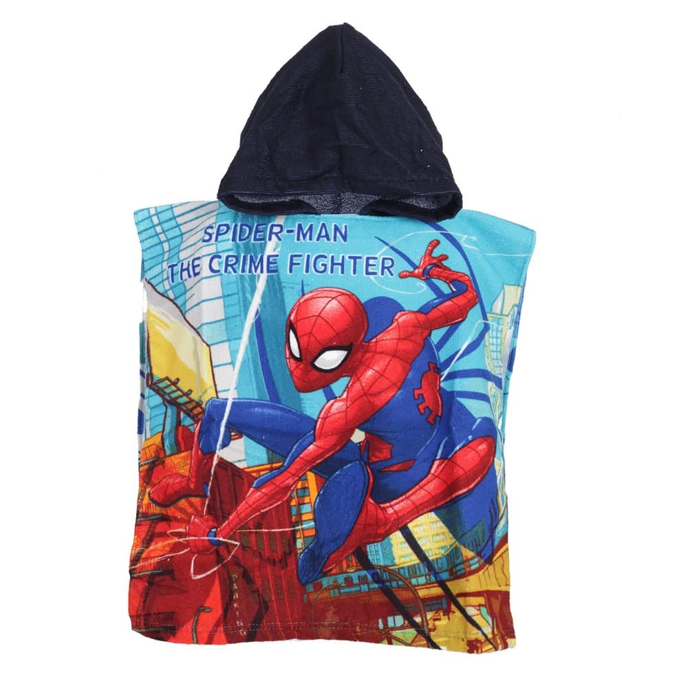 Spider-Man Childrens/Kids The Crime Fighter Towelling Poncho