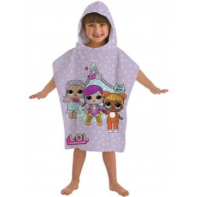 LOL Surprise Theatre Club Kids Hooded Towel Poncho