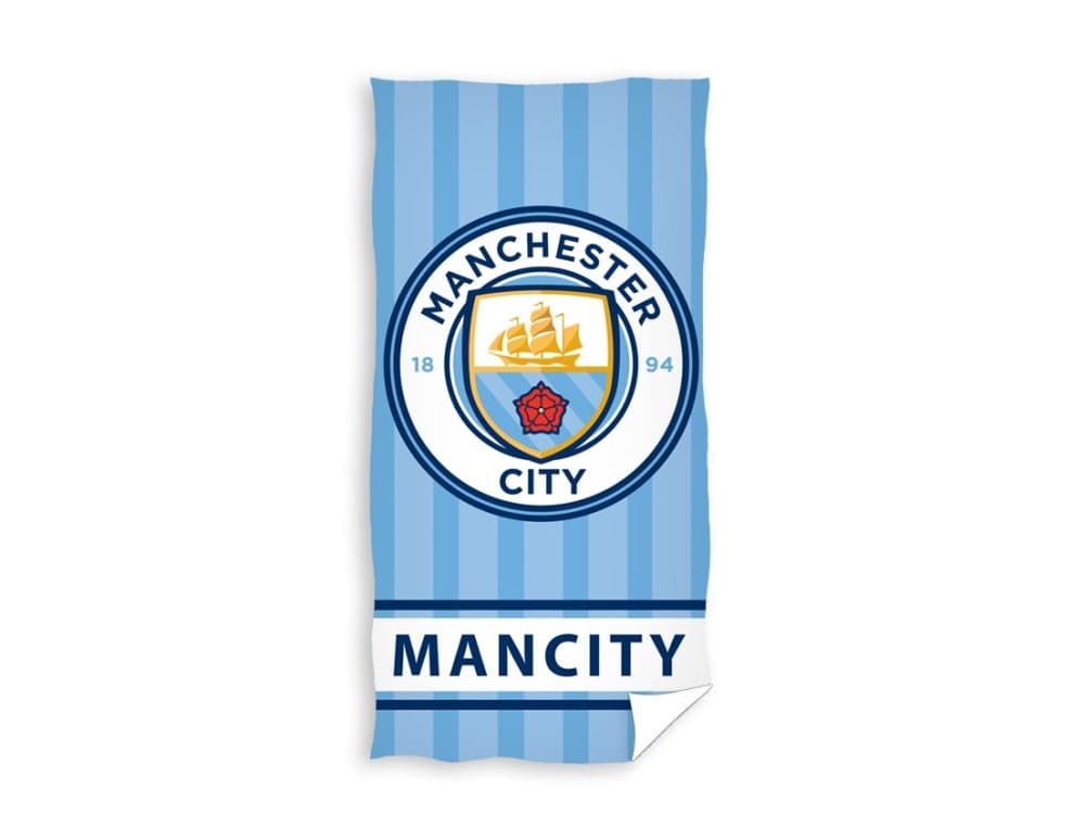 Manchester City F.C. Badehåndklæde - 100 procent bomuld
