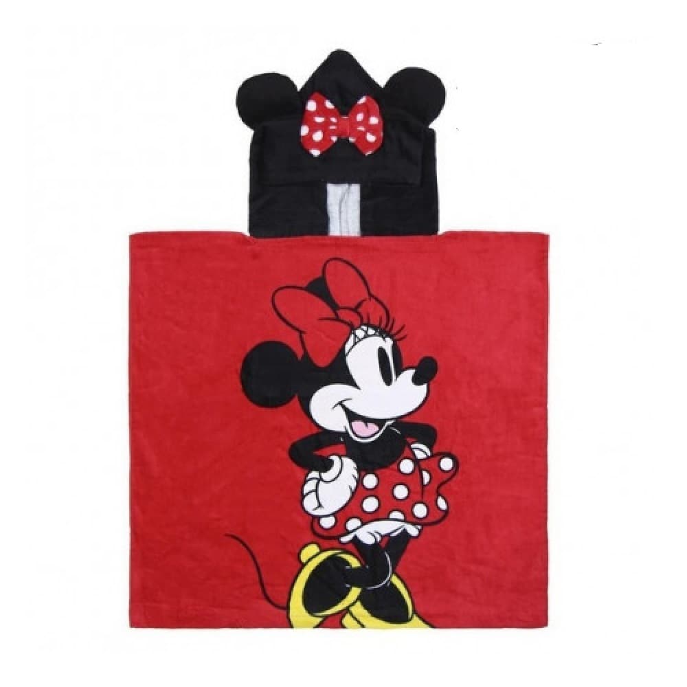 Minnie Mouse Childrens/Kids Hooded Poncho Towel