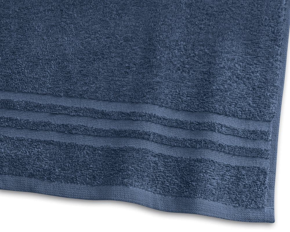 Borganäs of Sweden Basic Terry sett 100% bomull 4-pack Navy