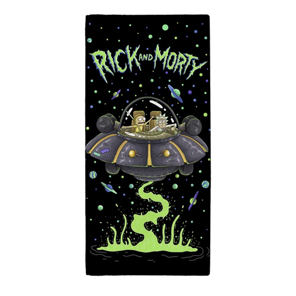 Rick And Morty Space Cruiser Towel