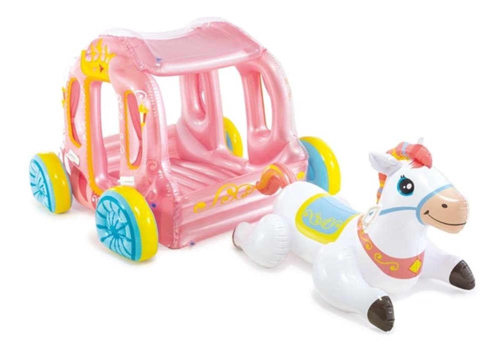 INTEX Prinsessvagn med häst