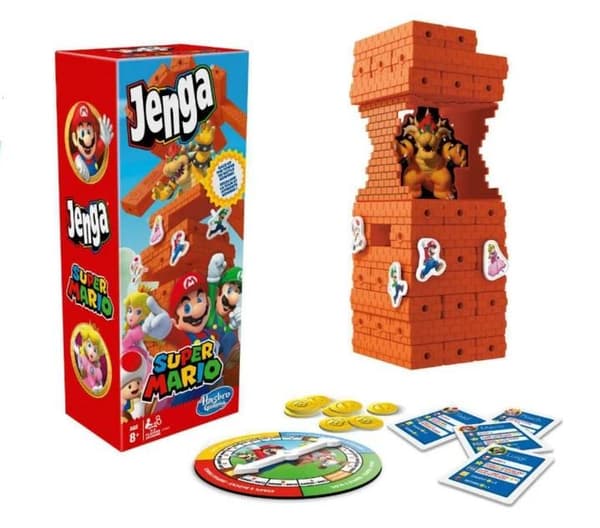 Hasbro Jenga Nintendo Super Mario Edition Family And Party Game