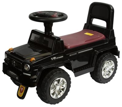 Gåbil sort Jeep med lyd - Længde 65cm