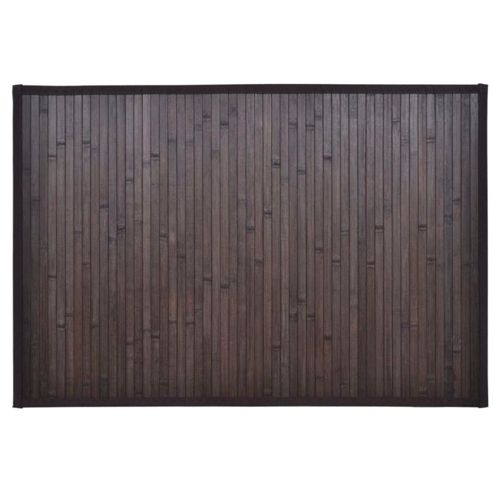 vidaXL Bambu Kylpymatto 60 x 90 cm Tummanruskea