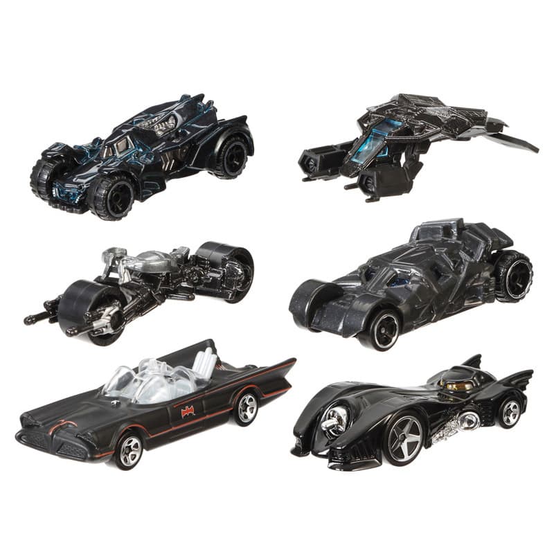 Exklusiv samling - 6Pack Hot Wheels Batman Movies Assortment