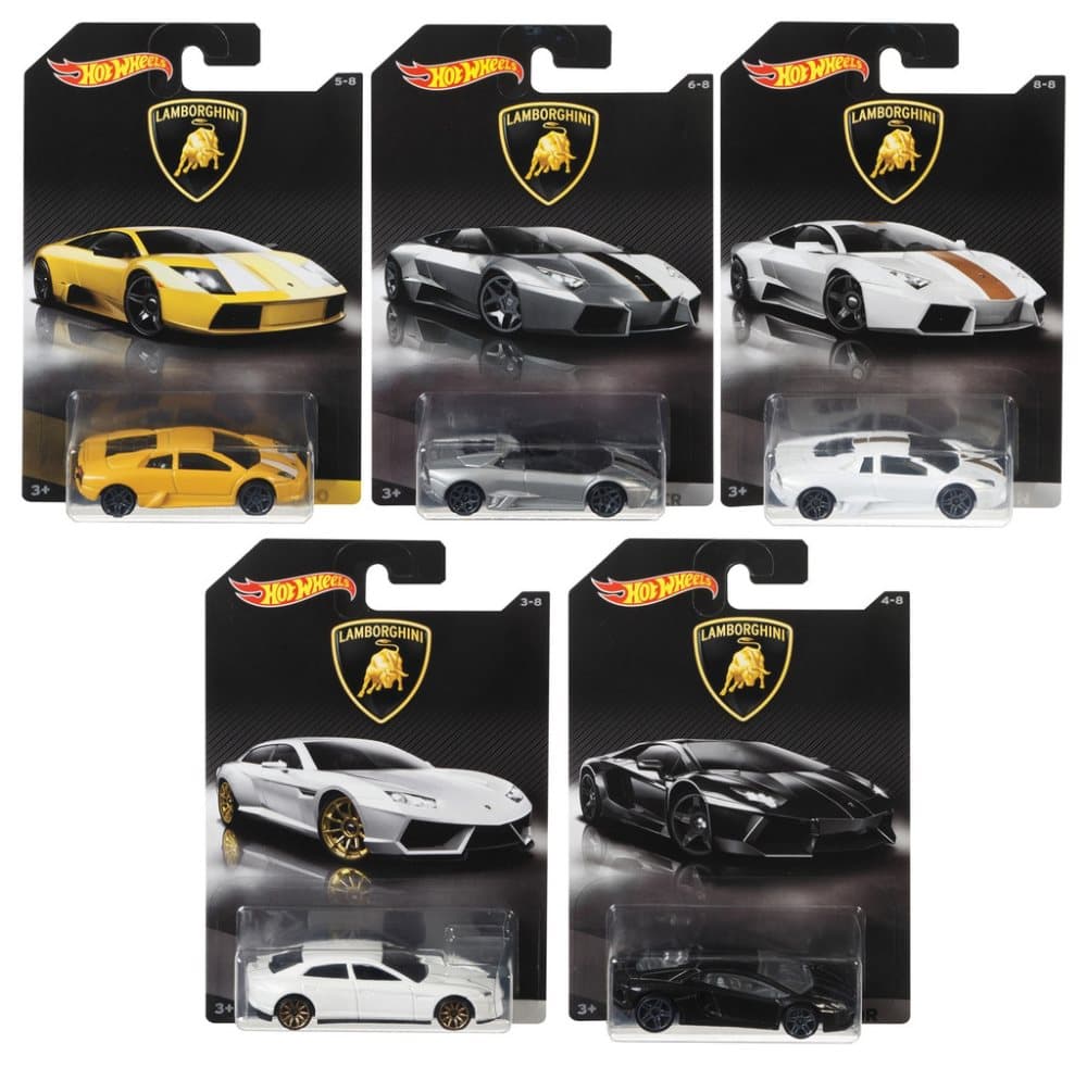 5 Pack Hot Wheels Lamborghini