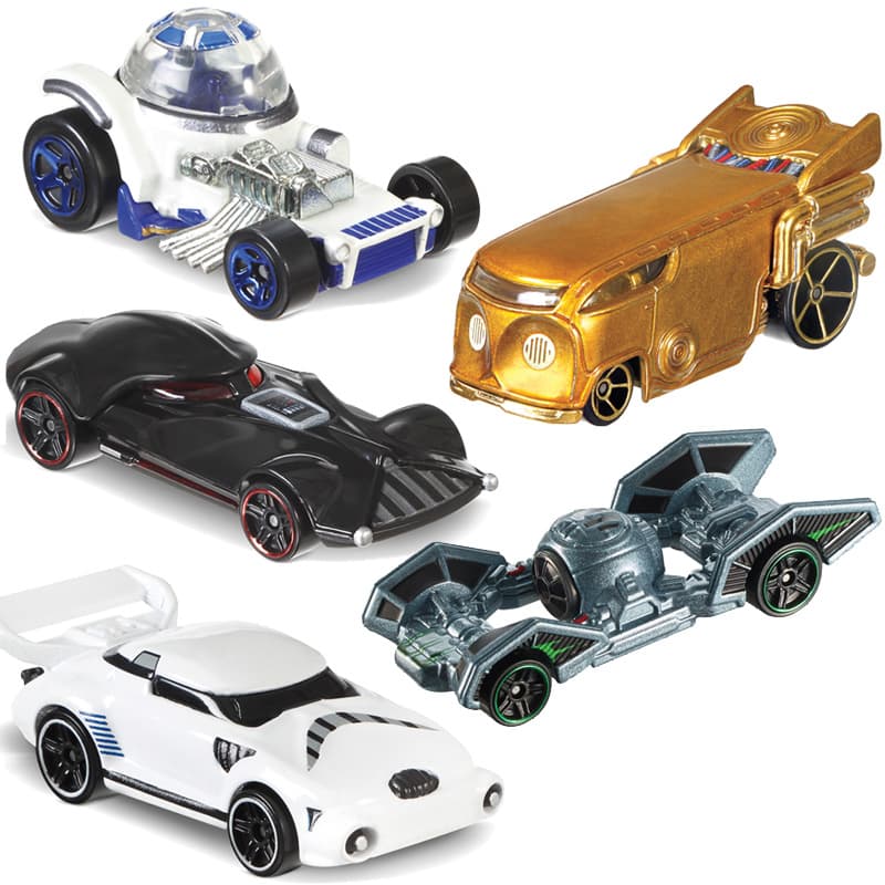 Exklusiv samling - 5Pack Star Wars Car and Carship Assortment