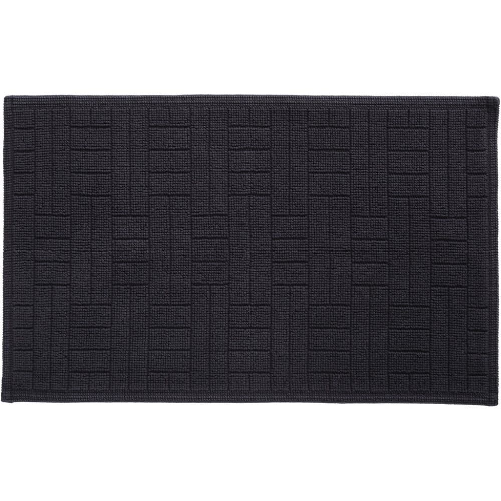 Finlayson Tamminiemi Kylpyhuoneenmatto Puuvilla/Pellava 50x80 cm Musta