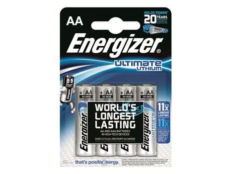 Energizer Ultimate Lithium - Batteri 4 x AA-type - Li