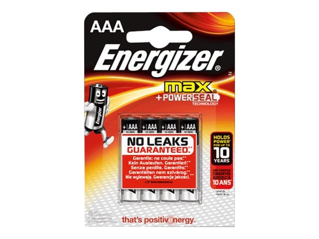 Energizer Max E92 - Batteri 4 x AAA-type - Alkalisk