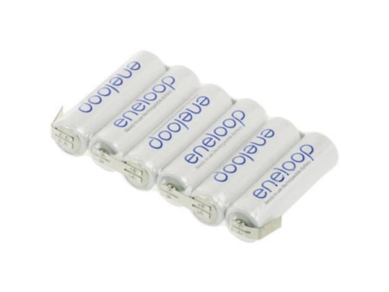Panasonic eneloop Reihe F1x6 Batteripakke 6x R6 (AA) U-loddefane NiMH 7.2 V 1900 mAh