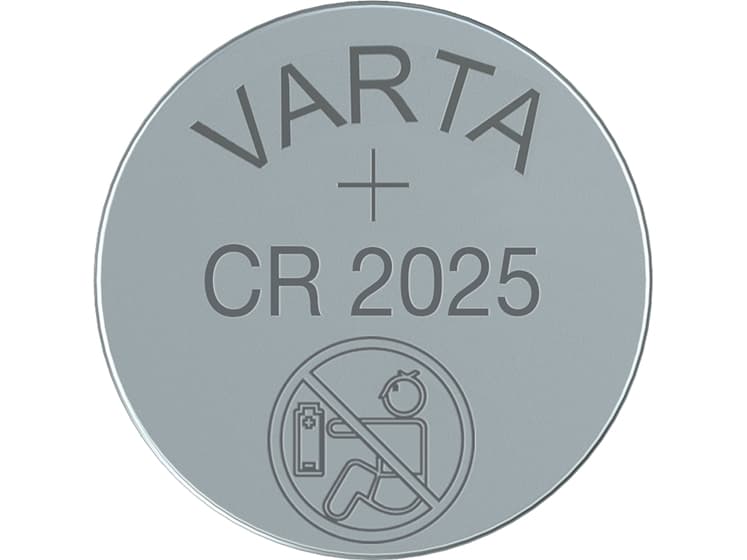 Varta 6025101415, Single-use battery, CR2025, Lithium, 3 V, 5 stykker, 157 mAh
