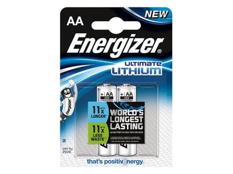 Energizer Ultimate Lithium - Batteri 2 x AA-type - Li
