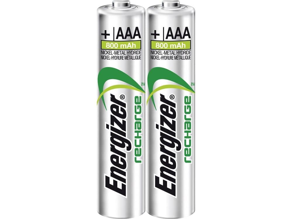 Energizer E300624300, Rechargeable battery, AAA, Nikkelmetallhydrid (NiMH), 1,2 V, 2 stykker, 800 mAh