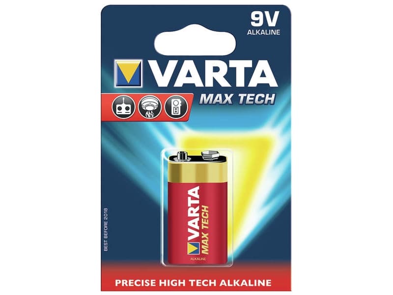 Varta Longlife Max Power 4722 - Batteri 9V - Alkalisk