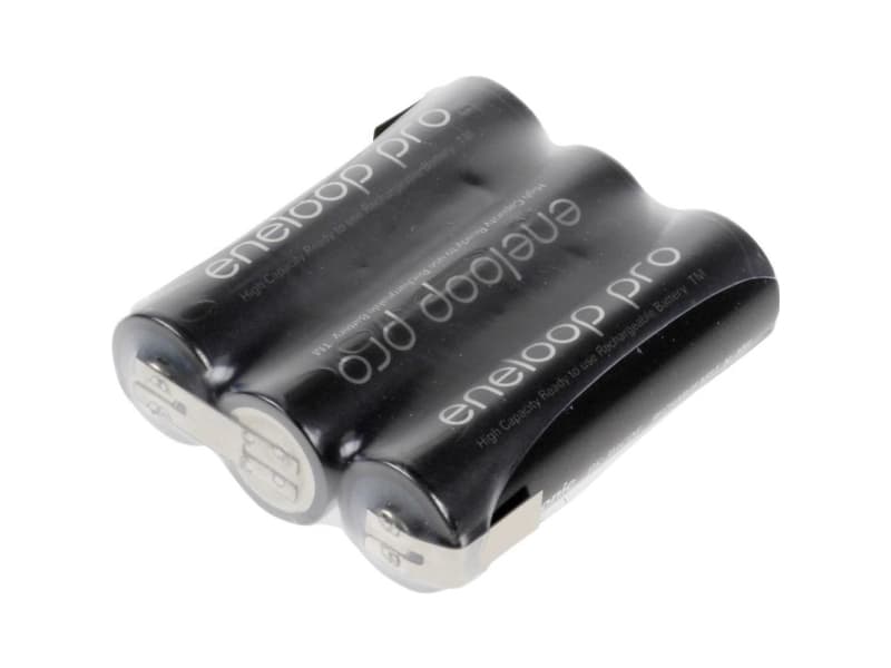 Panasonic eneloop Pro Reihe F1x3 Batteripakke 3x R6 (AA) Z-loddefane NiMH 3.6 V 2450 mAh