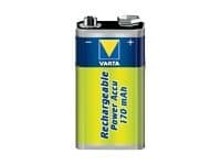 Varta Power Accu - Batteri 9V - NiMH - (ladbare) - 170 mAh