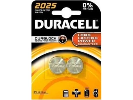 Duracell Battery CR2025 2 pcs.