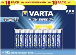 Varta High Energy - Batteri 10 x AAA - alkaliskt
