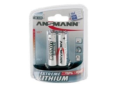 ANSMANN Mignon Extreme Lithium - Batteri 2 x AA-type - Li