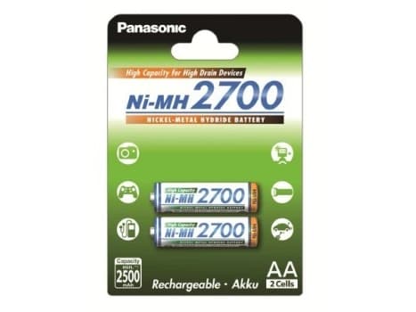 PANASONIC AKU.NI-MH 2XAA 2,500 MAH HIGH CAPACITY