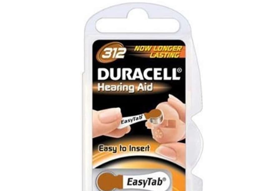 Duracell Hearing aid battery PR41 150mAh 6pcs.