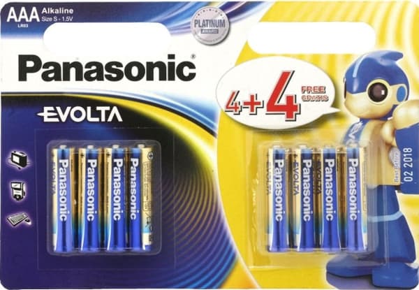 Panasonic Battery Evolta AAA/R03 8pcs.