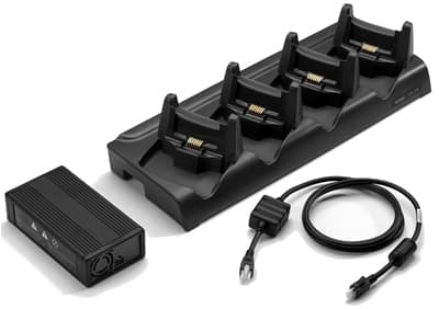 Zebra 4-Slot Ethernet Cradle Kit - Dokkingstasjon - Ethernet - for Zebra WT4090