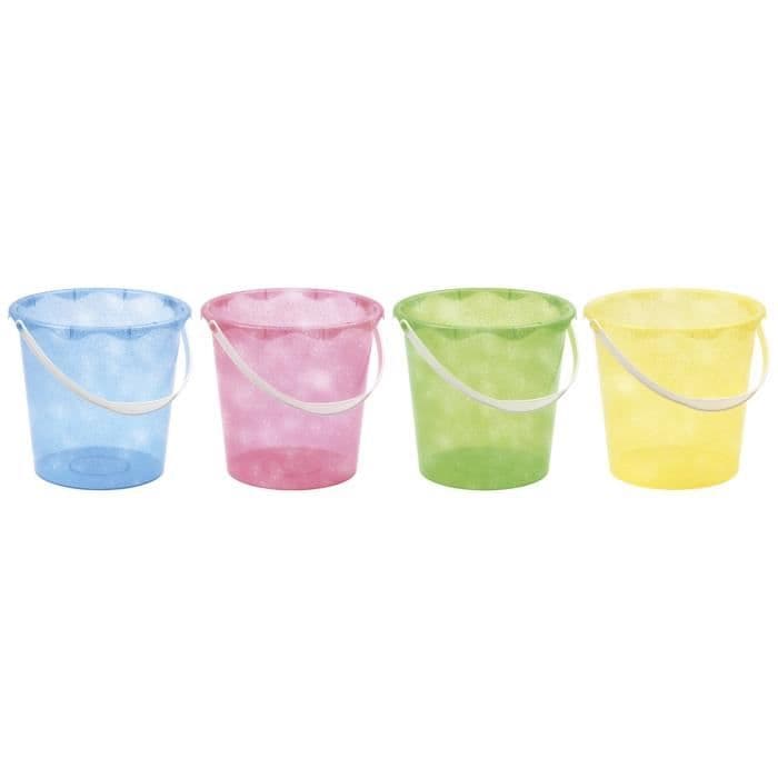 ECOIFFIER SUMMER Glitter Bucket 21 cm Diverse färger
