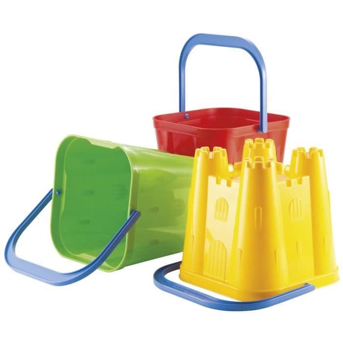 ECOIFFIER SUMMER Förstärkt Chateau-hink 18,5 cm Blandade färger