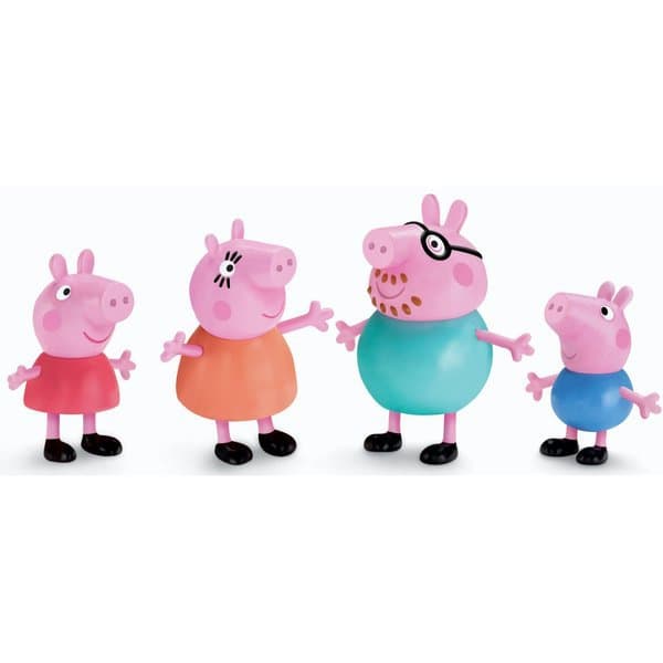Peppa pig / Greta gris inspirerade figurer- hela familjen 4 pcs