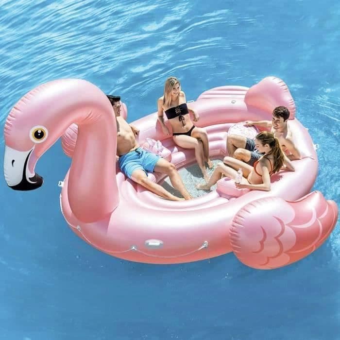 INTEX Giant Flamingo Island - 422 x 373 x 185 cm