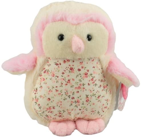 Keel Toys -Belle Rose mjukis Uggla - Höjd 15cm