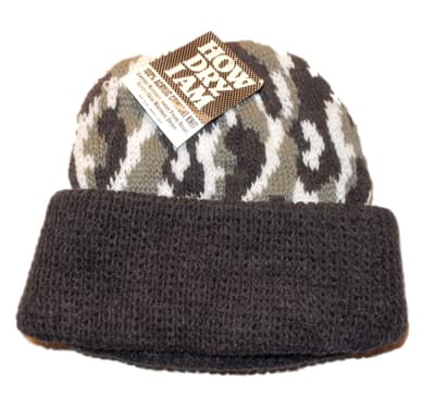 Mössa stickad - Beanie - Unisex - Mönstrad