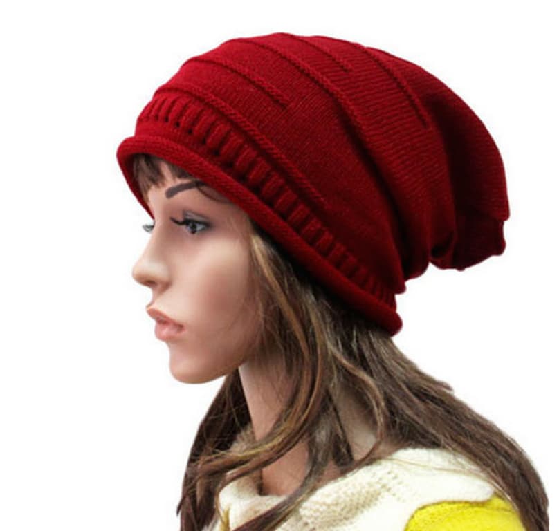 Mössa - Baggy - Beanie - Unisex | Röd