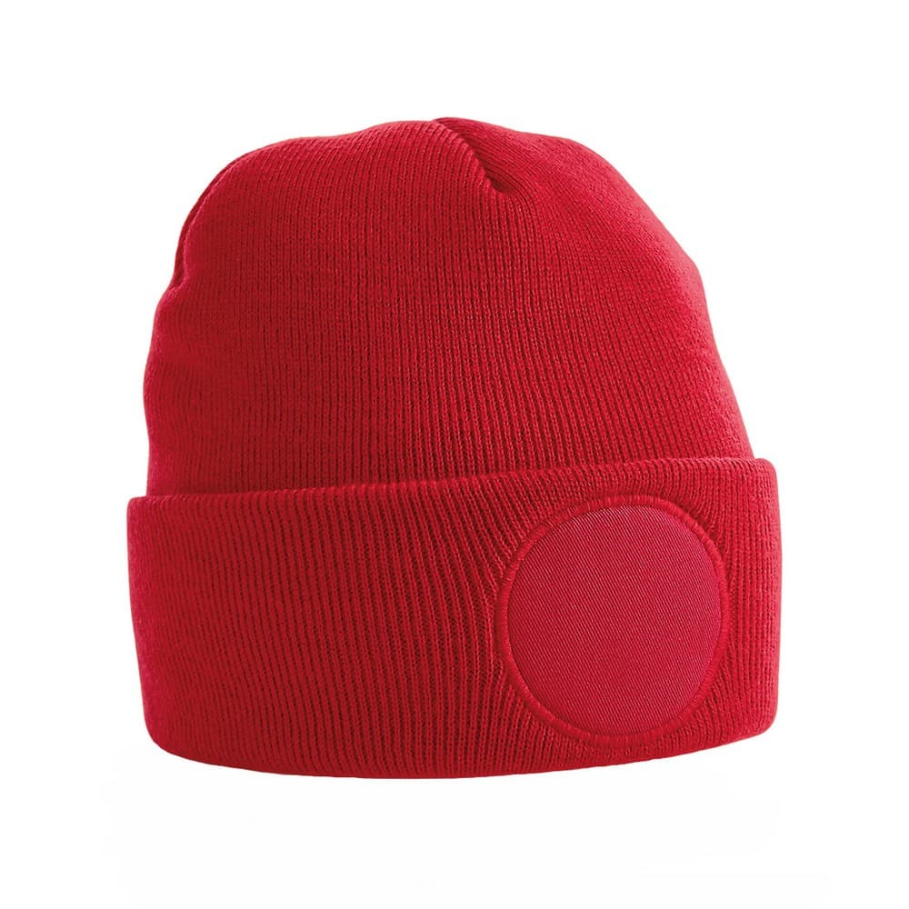 Beechfield Unisex Circular Patch Cuffed Beanie