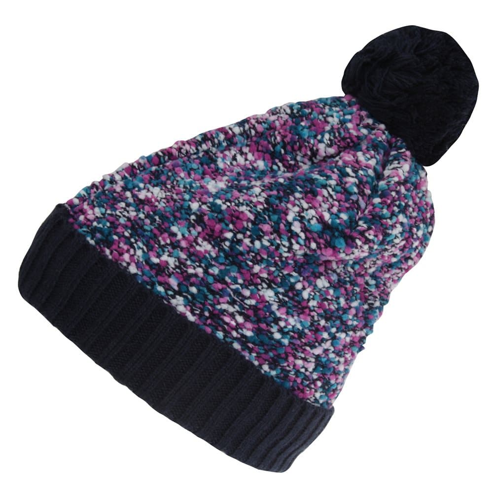 Womens/Ladies Bobble Texture Bobble Hat
