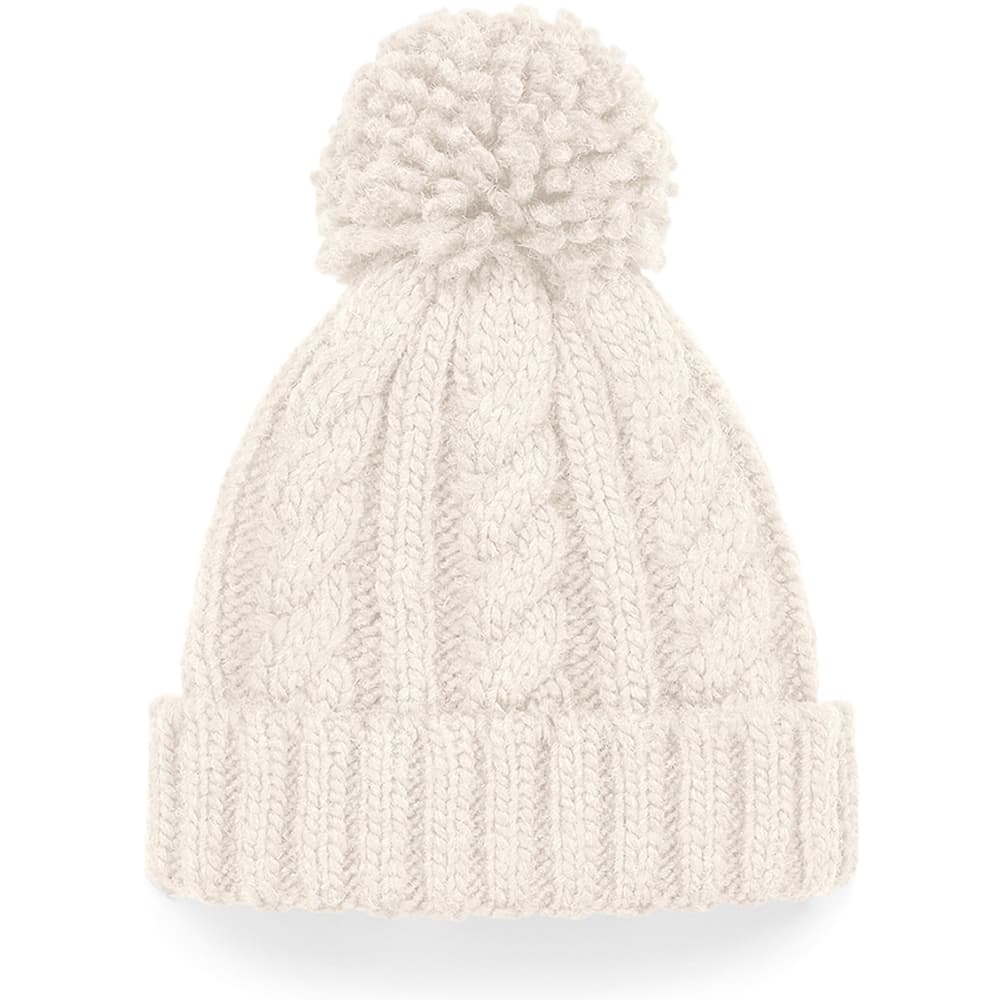 Beechfield Unisex Junior Cable Knit Melange Beanie